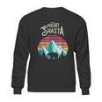 Retro Vintage Mount Shasta California Mountains Bear Sweatshirt