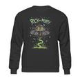 Ripple Junction Rick And Morty Spaceship Dumping Sweatshirt