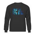 Scuba Diving Divers Shadow Deep Swim Sweatshirt