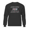 Seniors 2020 The One Where They Were Social Distancing Graduation Gift Sweatshirt