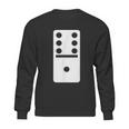 Six One Dominoes Halloween Costume Domino Game Sweatshirt