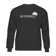 Skydiving Parachute Logo Sweatshirt