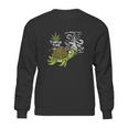 Smoking High Turtle Funny Weed 420 Marijuana Joint Stoner Sweatshirt