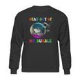 Snoopy Sleeping Stay Out Of My Bubble Sweatshirt