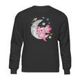 Space Axolotl Kawaii Pastel Goth Anime Comic For Girls Sweatshirt