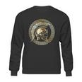 Spartan Helmet Gold Gladiator Sparta Greek Gym Workout Sweatshirt