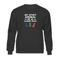 My Spirit Animal Is A Gummy Bear Fun Colorful CandyShirt Fbb Black Sweatshirt