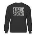 I Have Spoken The Mandalorian - Grunge Background Sweatshirt