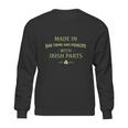 St Patricks Day Shamrock Made In Sao Tome And Principe With Irish Parts Country Love Proud Nationality Sweatshirt