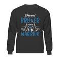 T1d Proud Brother Diabetes Awareness Type 1 Insulin Pancreas Gift Graphic Design Printed Casual Daily Basic Sweatshirt