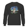 Tan Chihuahua Starry Night Impressionist Dog Art Sweatshirt