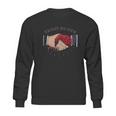 Trust No One American Traditional Tattoo Handshake Sweatshirt