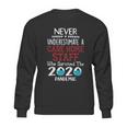 Never Underestimate Who Survived The Pandemic Care Home Staff Sweatshirt