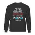 Never Underestimate Who Survived The Pandemic Chaplain Sweatshirt