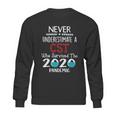 Never Underestimate Who Survived The Pandemic Cst Sweatshirt