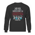 Never Underestimate Who Survived The Pandemic Environmental Service Tech Sweatshirt