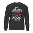 Never Underestimate Who Survived The Pandemic Grocery Delivery Driver Sweatshirt