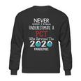 Never Underestimate Who Survived The Pandemic Patient Care Technician Sweatshirt