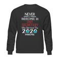 Never Underestimate Who Survived The Pandemic Sterile Unit Secretary Sweatshirt