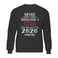 Never Underestimate Who Survived The Pandemic Stna Sweatshirt