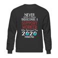 Never Underestimate Who Survived The Pandemic Support Worker Sweatshirt