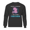 Unicorn Gym Workout Fun Fitness By Zany Brainy Sweatshirt