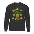 Upside Down Pineapple Cute Gift Sharing Swinger Gift Sweatshirt