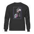 Vaporwave Aesthetic Chopsticks & Skull Pastel Goth Halloween Sweatshirt