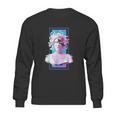 Vaporwave Medusa Statue Aesthetic Art Glitch Japanese Otaku Sweatshirt