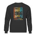 Vintage 1966 55 Years Old Made In October 1966 55Th Bday Sweatshirt