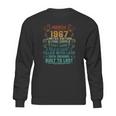 Vintage 55 Years Old March 1967 55Th Birthday Gift Sweatshirt