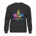 Washington Dc Skyline Watercolor Souvenirs Gifts Us Capitol Sweatshirt