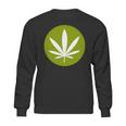 Weed Sativa Leaf T-Shirt Sweatshirt