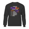 I Work At Fedex I Always Give 100 At Work Sweatshirt