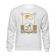 Ancient Egyptian Eye Of Horus Egypt Art Pyramid Sweatshirt