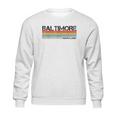 Baltimore Maryland Retro Vintage 80S Stripes Sweatshirt