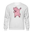 Dabbing Pig Funny Piggy Farm Farmer Pig Dab Dance Sweatshirt