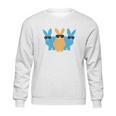 Easter For Men Hip Trio Bunnies Funny Graphic Hipster Easter Bunny Sweatshirt