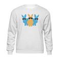 Easter For Men Hip Trio Bunnies Funny Graphic Hipster Easter Bunny Sweatshirt