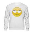 Emoji Cool Shades Smiley Face Sunglasses Confident Awesome Sweatshirt