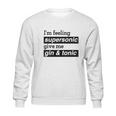 I Am Feeling Super Sonic Give Me Gin And Tonic Sweatshirt