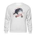 Funny Raccoon On Bike Do Silly Thing Sweatshirt