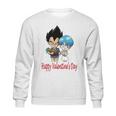 Happy Valentine Day Vegeta And Bulma Couple Sweatshirt