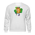 Irish Hippie Leprechaun Peace Shillelagh Guitar Beard Sweatshirt