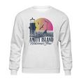 Jaws Sun Set Amity Island Welcomes You Graphic Sweatshirt