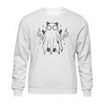 Kawaii Pastel Goth Art Creepy Cute Ghost Demon Halloween Sweatshirt