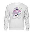 Kawaii Pastel Goth Witchy Cat And Skull Cute Creepy Sweatshirt