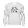 Monorail Please Stand Clear Of The Doors Monorail Sweatshirt