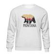 Montana Vintage Grizzly Bear Nature Outdoor Souvenir Gift Sweatshirt