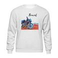 Motorcycle Travel Adventure Photo Art Triumph Moto Bike Sweatshirt